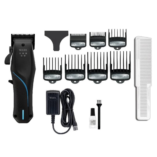 Afeitadora Wahl Professional Vapor Para Cabello Inalambrica 12 Acc 8000 RPM Negro