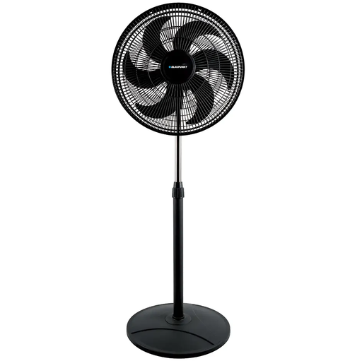 Ventilador De Pedestal Blaupunkt 46 Cm 3 Vel 6 Aspas Oscilante Negro