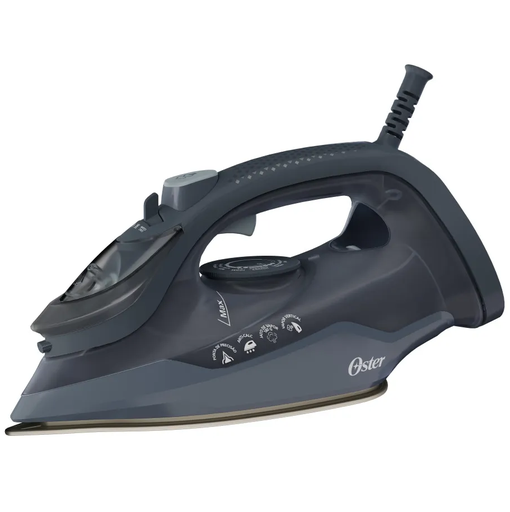 Plancha De Ropa Oster AeroGlide A Vapor Con Suela De Aeroceramica Funcion Autolimpieza 1250W Negro