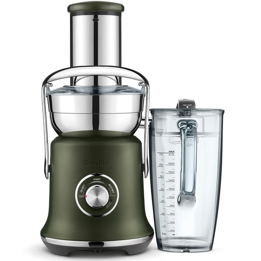 Extractor De Jugo Breville The Juice Fountain Cold XL Jarra De 2 Lts Y Tecnologia Cold Spin 1200W Verde Oliva