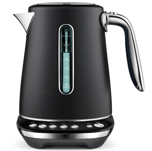 Tetera Electrica Breville Luxe 1.6 Lts 5 Temperaturas Funcion De Mantener Caliente 1500W Negro