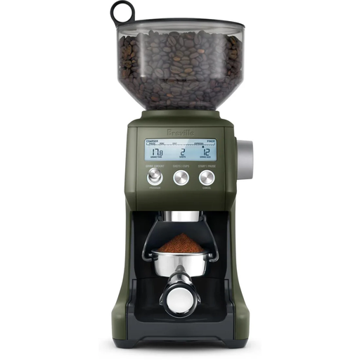 Molino Electrico De Cafe Breville Smart Grinder Pro Programable 60 Ajustes De Molienda 165W Verde Oliva