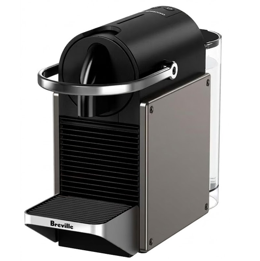 Cafetera Expreso Breville Nespresso Pixie 19 Bares Individual De Capsulas Negro Y Gris Titan