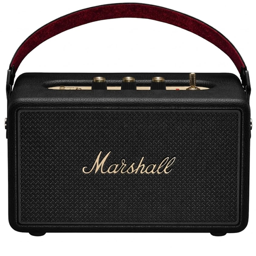 Corneta Marshall Kilburn III Portatil Recargable Con Bluetooth Sonido True Stereophonic Resistente Al Agua Y Polvo Negro