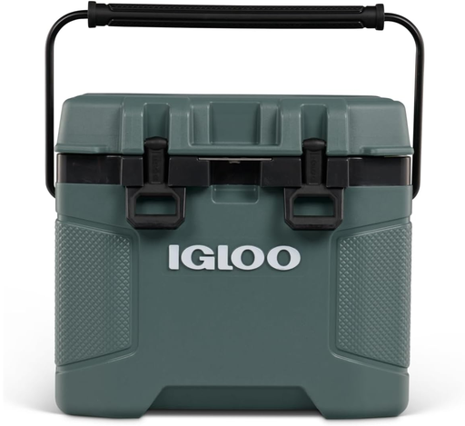 Cava Igloo Trailmate 23 Lts 25 Qt 38 Latas Con Asa Portavasos Y Abridor De Botellas Gris