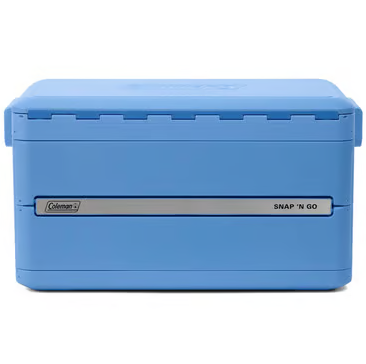 Cava Coleman Snap N Go 42 Lts 45 Qt 76 Latas Plegable Con Asas Azul Cielo