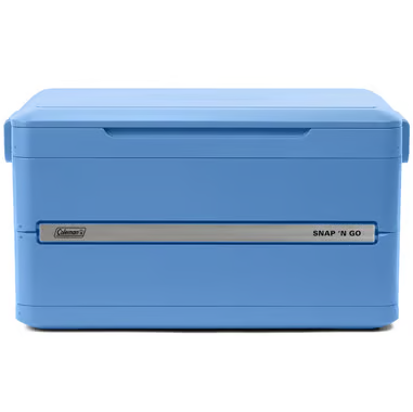 Cava Coleman Snap N Go 52 Lts 55 Qt 93 Latas Plegable Con Asas Azul Cielo