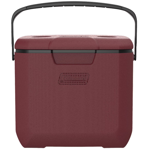 Cava Coleman Chiller 28.3 Lts 30 Qt 42 Latas Con Asa Rojo Cranberry