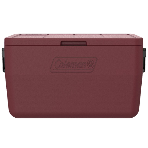 Cava Coleman Chiller 46 Lts 48 Qt 76 Latas Con Asas Rojo Cranberry