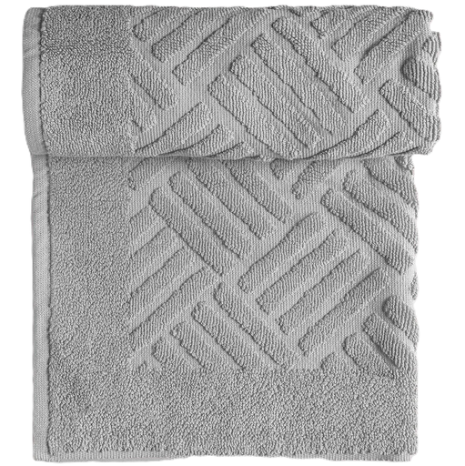 Toalla Alfombra Ama De Casa Mosaico Gris Ceniza