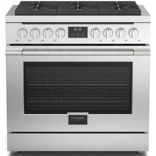 Cocina A Gas Fulgor Professional Accento 91 Cm Doble Conveccion 3 Quemadores Crescendo Acero