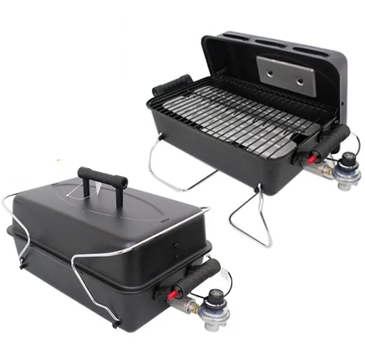 Parrillera A Gas Char-Broil 79.2X155.4X97 Cm Rectagular Portatil Negro
