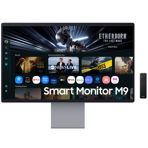 Monitor 32" Samsung M9 Smart OLED UHD 4K 0.03 ms 165Hz Aplicaciones De TV Integradas Vision AI Con Control Plateado