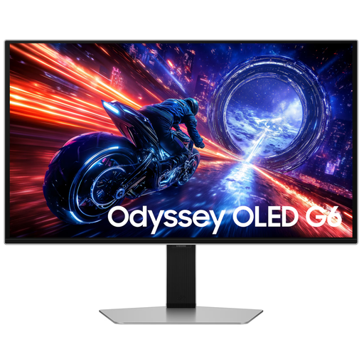 Monitor 27" Samsung Gaming Odyssey G6 QHD OLED 0.03 ms 500Hz Negro
