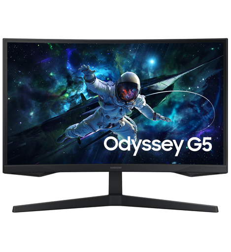 Monitor 27" Samsung Gaming Odyssey G5 QHD 1000R 1 ms 165Hz AMD FreeSync Negro