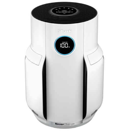 Purificador De Aire Shark NeverChange Con Filtro HEPA CleanSense IQ Blanco