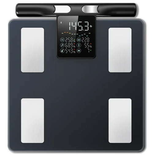 Balanza Corporal Ge Con Bluetooth Imc Masa Muscular Grasa Corporal 50 Metricas De Composicion Corporal Negro